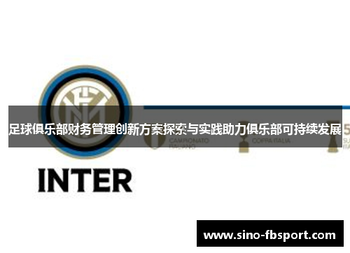 足球俱乐部财务管理创新方案探索与实践助力俱乐部可持续发展 足球俱乐部财务管理创新方案探索与实践助力俱乐部可持续发展